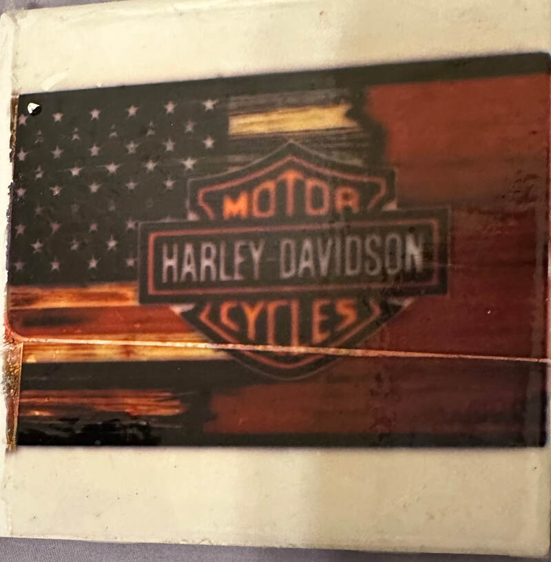 AMERICAN FLAG HARLEY