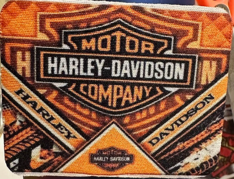 ORANGE HARLEY DAVIDSON LOGO