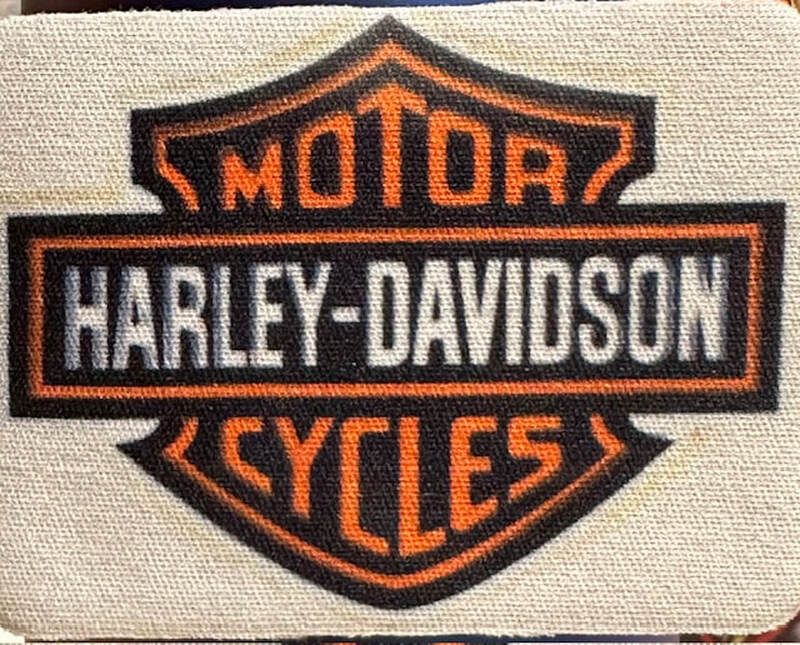 HARLEY LOGO IN WHITE
