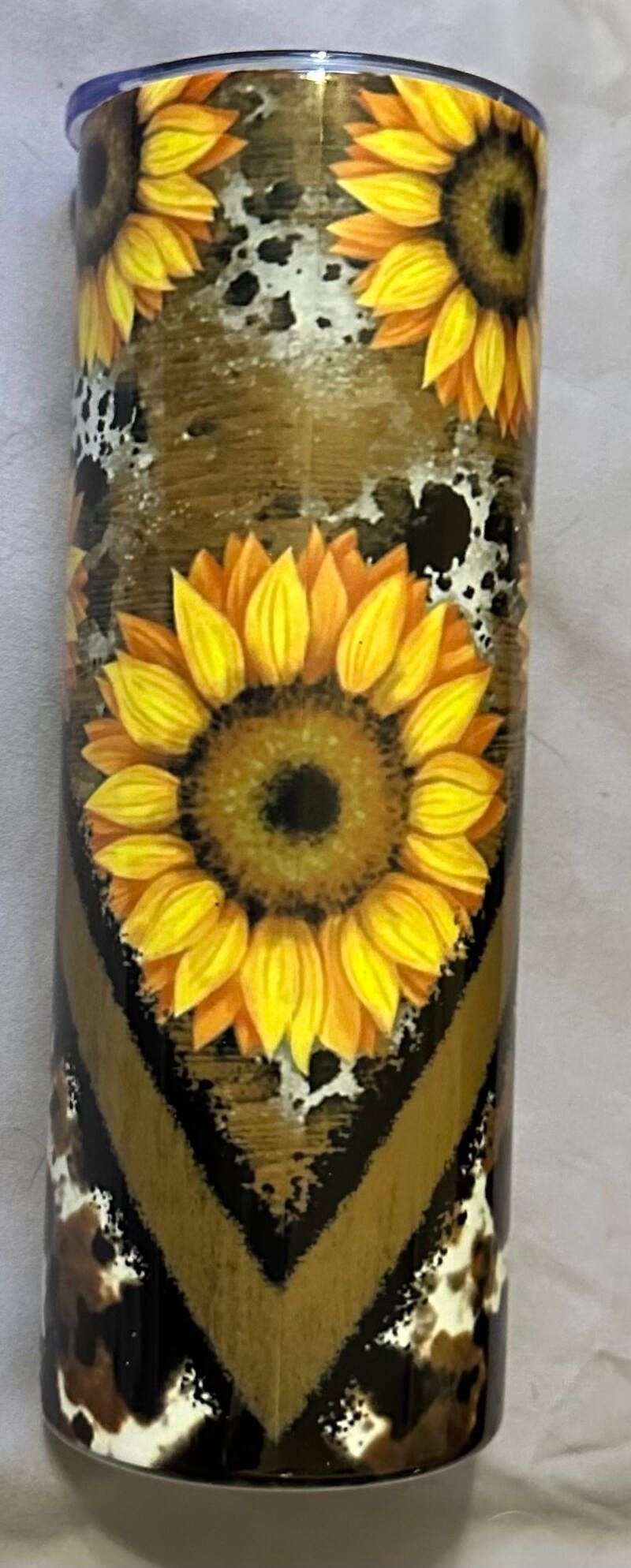 SUNFLOWER/COW PRINT